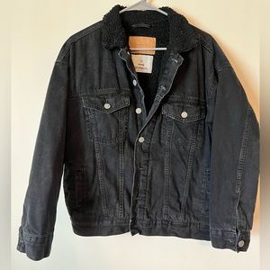 &DENIM Sherpa Style Llined Jean Jacket